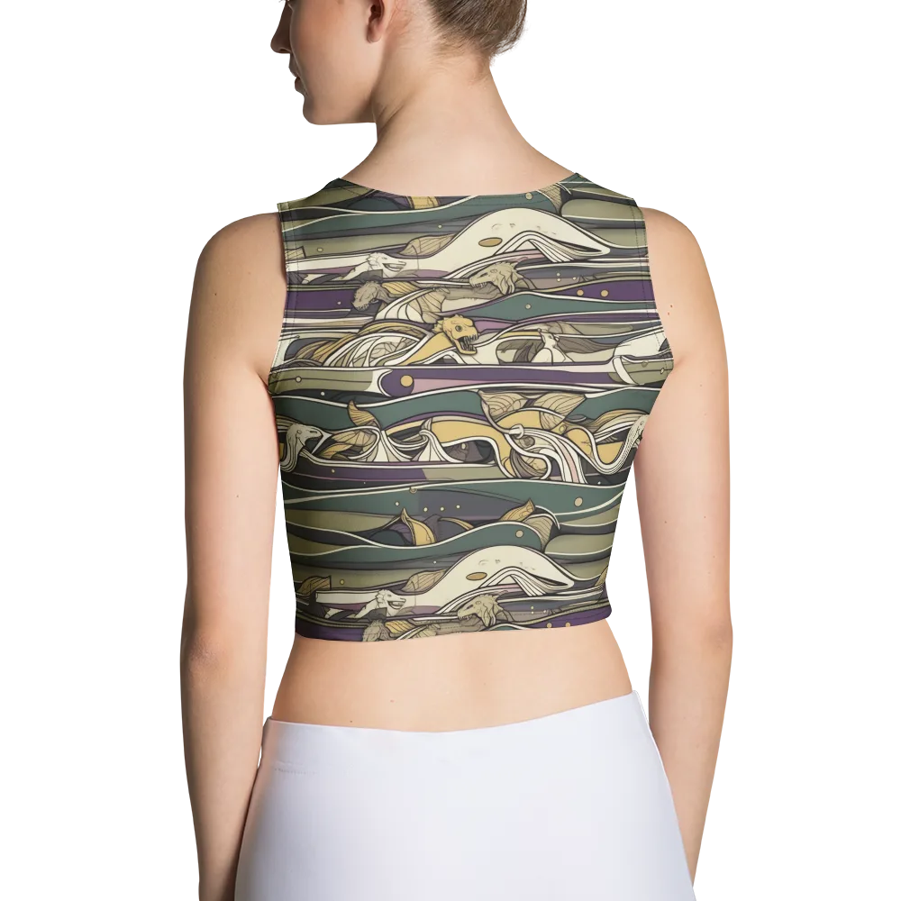 Paleo Drift on Crop Top — Back
