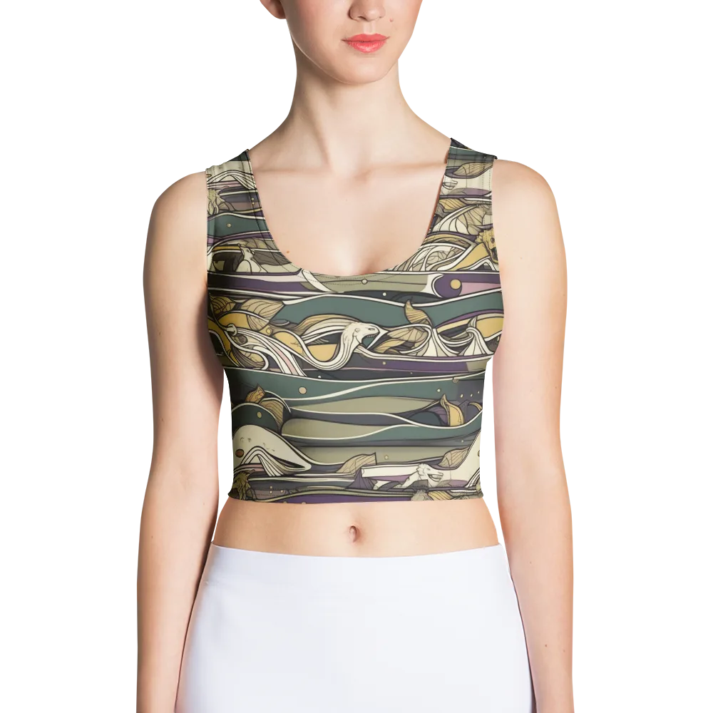 Paleo Drift on Crop Top — Front