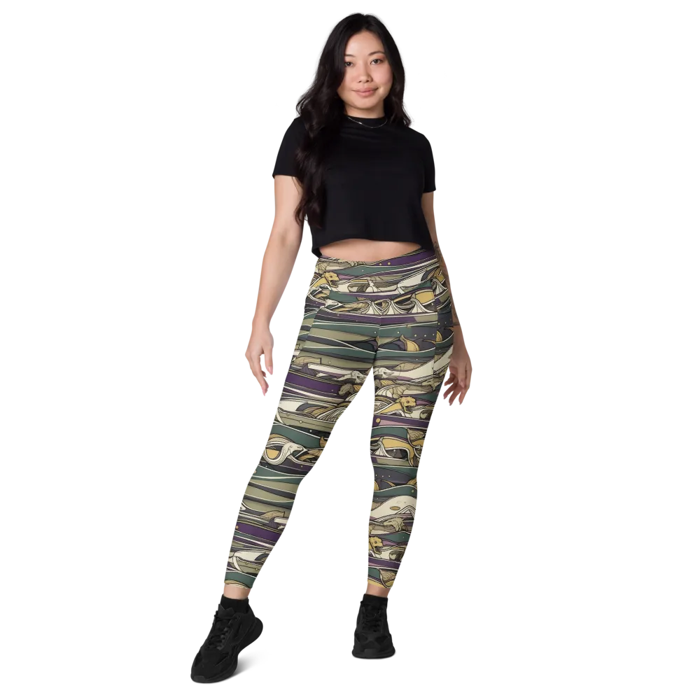 Paleo Drift on Leggings with Pockets — Front