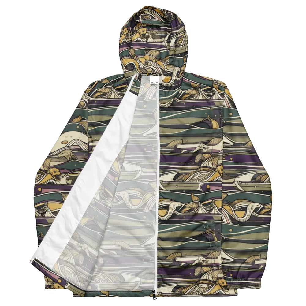 Paleo Drift on Men's Windbreaker — Front