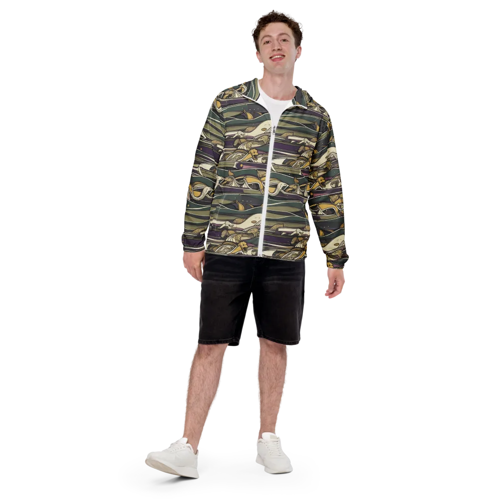 Paleo Drift on Men's Windbreaker — Front