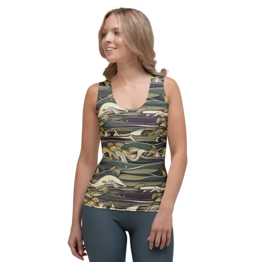 Paleo Drift on a Women's Tank Top