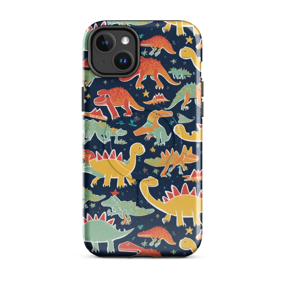 Dino Disco on MagSafe Tough Case for iPhone® — Front
