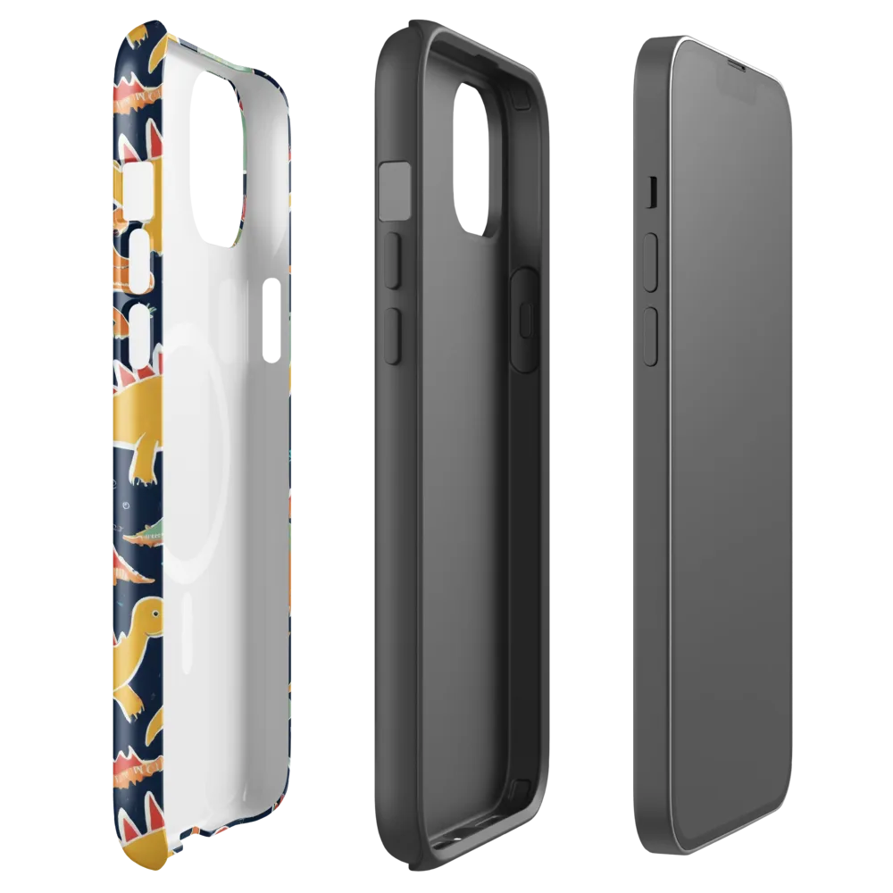 Dino Disco on MagSafe Tough Case for iPhone® — Front