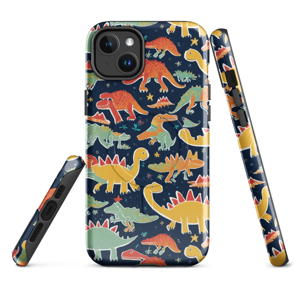 Dino Disco on MagSafe Tough Case for iPhone® — Front
