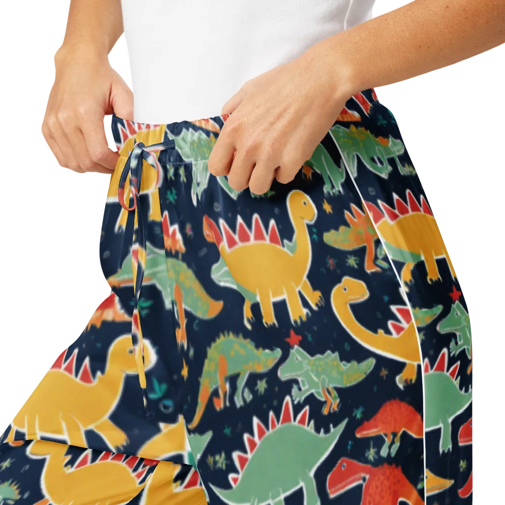 Dino Disco on Women's Pajama Pants — Product details