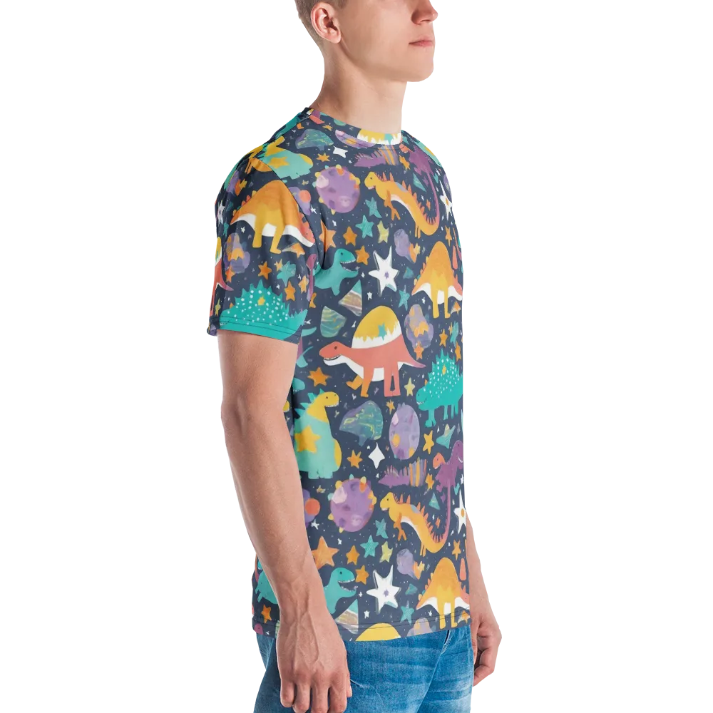 Dino Starfield on Men's Crew Neck T-Shirt — Right