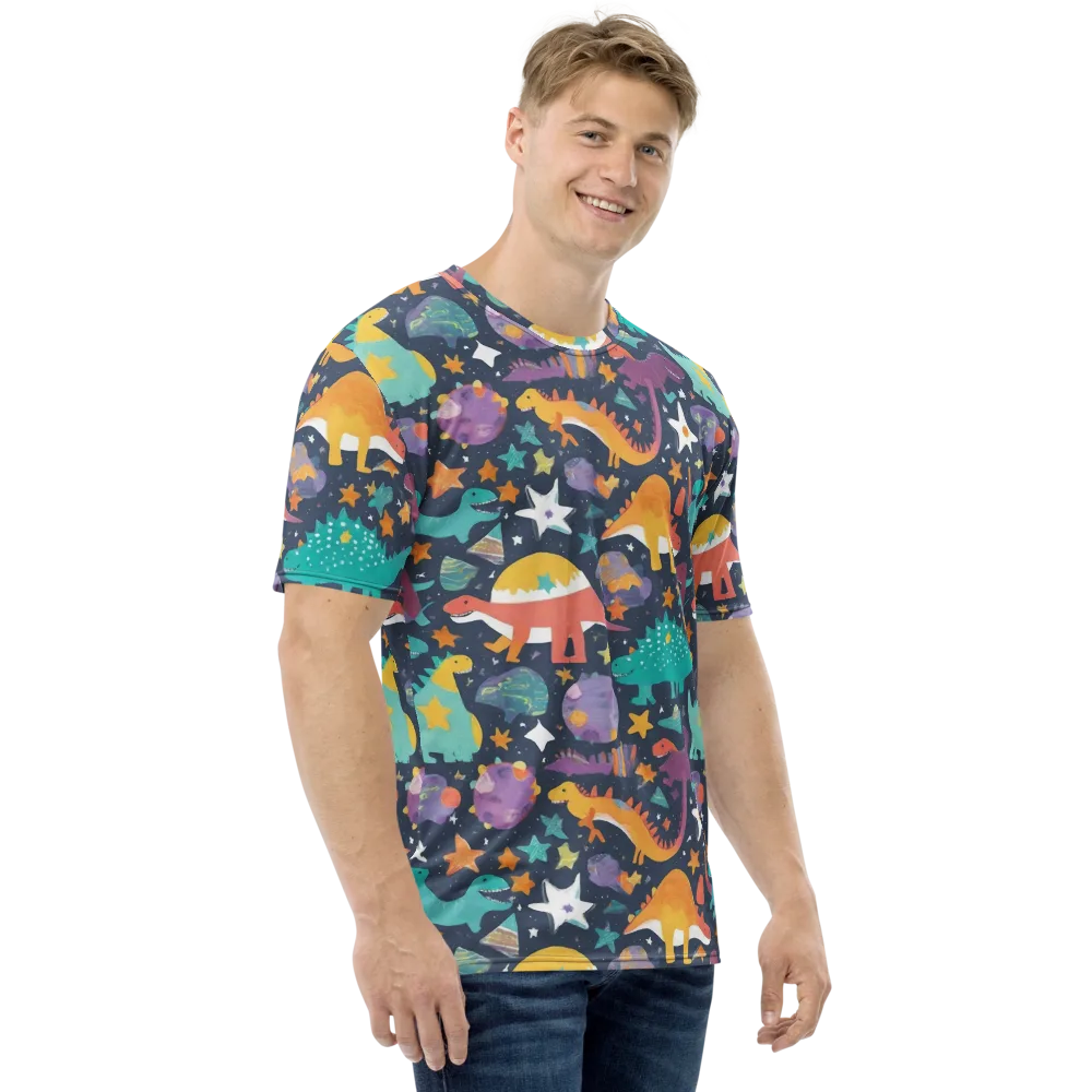 Dino Starfield on Men's Crew Neck T-Shirt — Right
