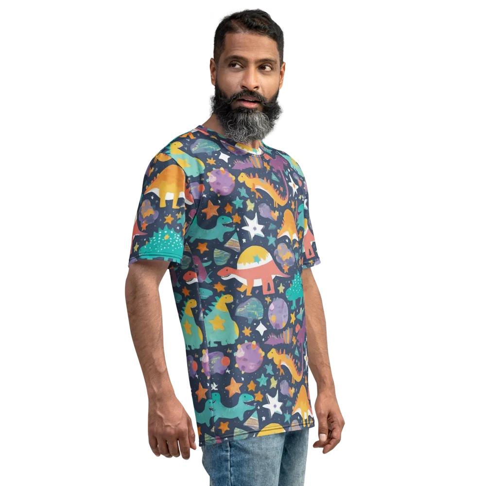 Dino Starfield on Men's Crew Neck T-Shirt — Right