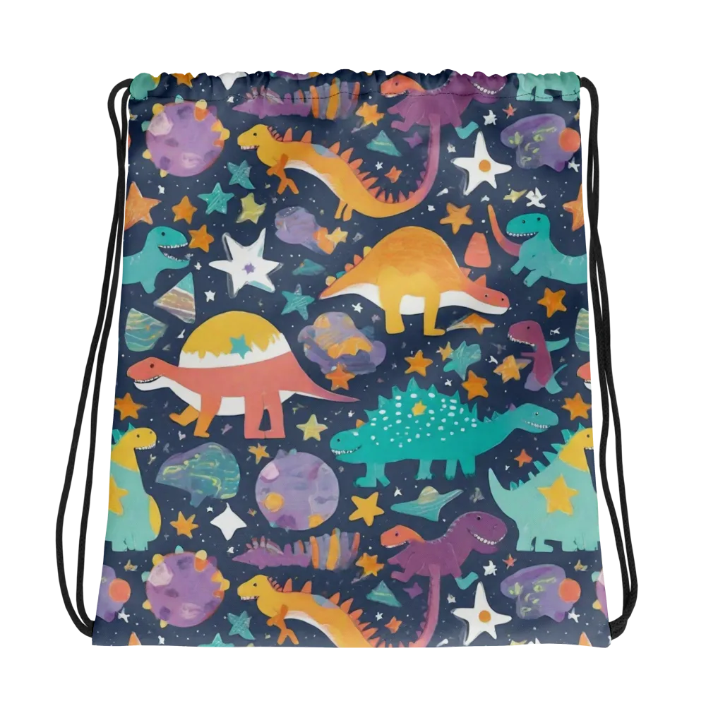 Dino Starfield on Drawstring Bag — Photo