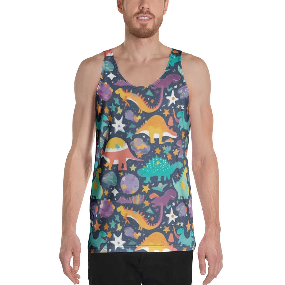 Dino Starfield on Men's Tank Top — Front