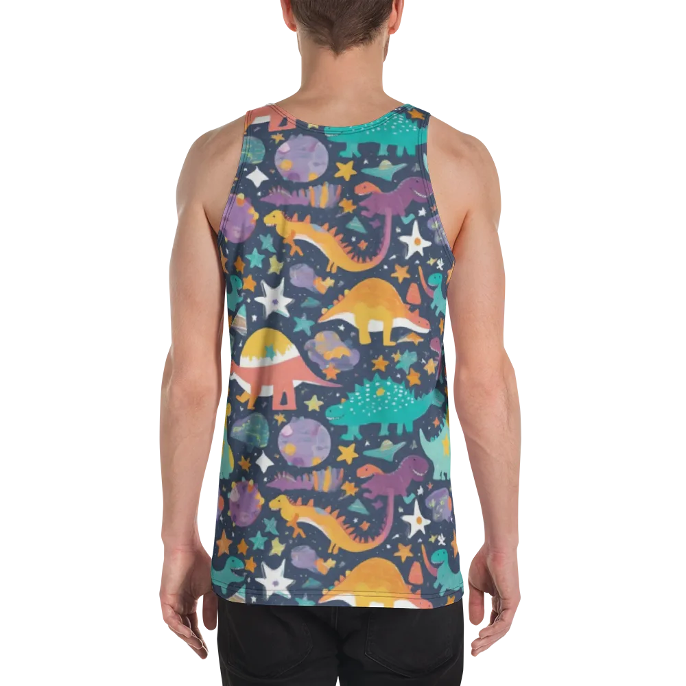 Dino Starfield on Men's Tank Top — Back