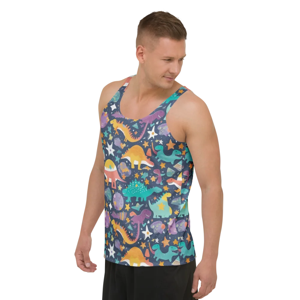 Dino Starfield on Men's Tank Top — Left Front