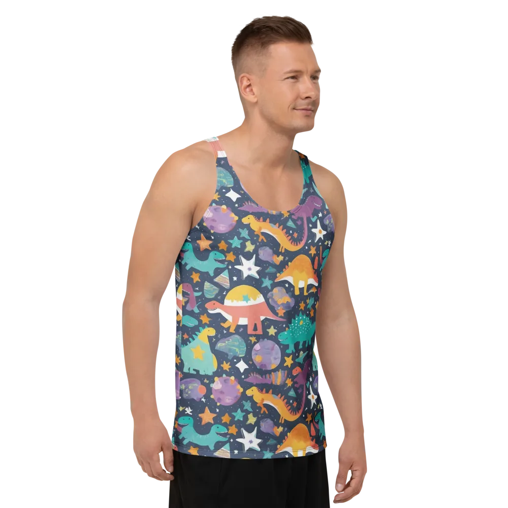 Dino Starfield on Men's Tank Top — Right Front