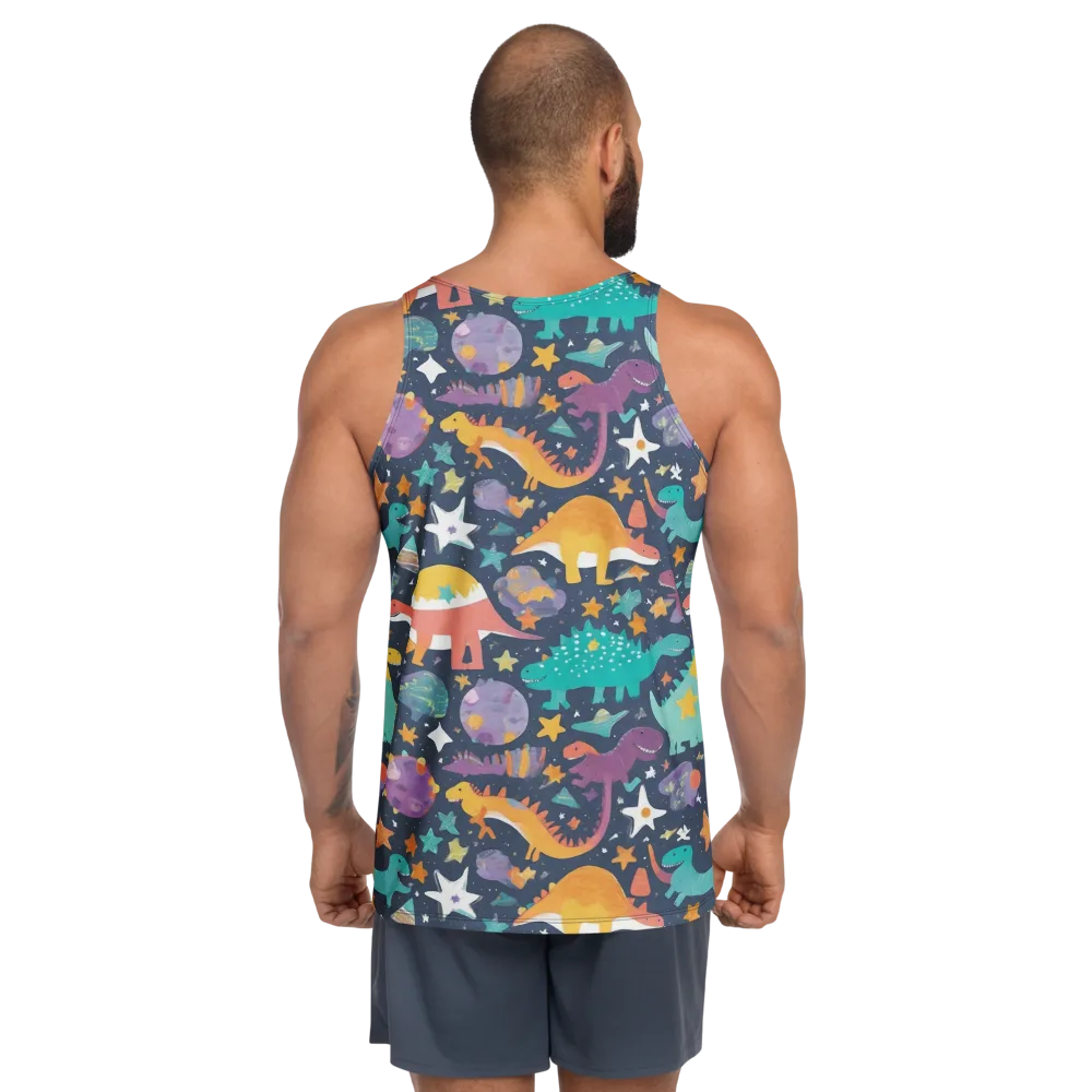 Dino Starfield on Men's Tank Top — Back