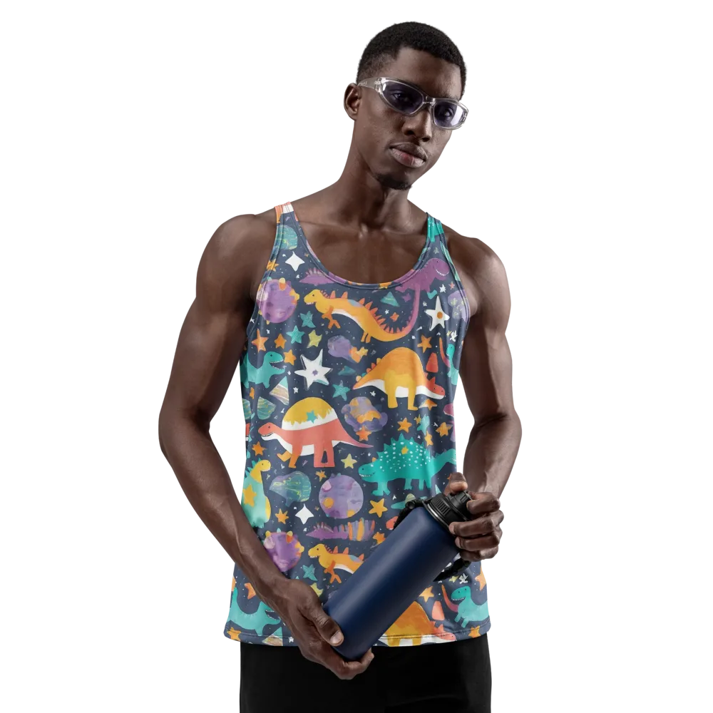 Dino Starfield on Men's Tank Top — Front