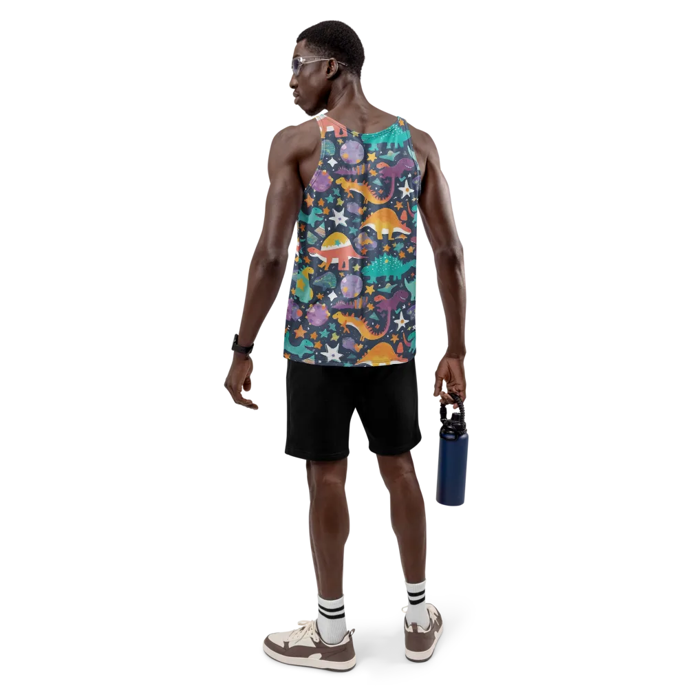 Dino Starfield on Men's Tank Top — Back