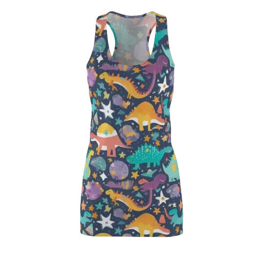 Dino Starfield on a Racerback Dress