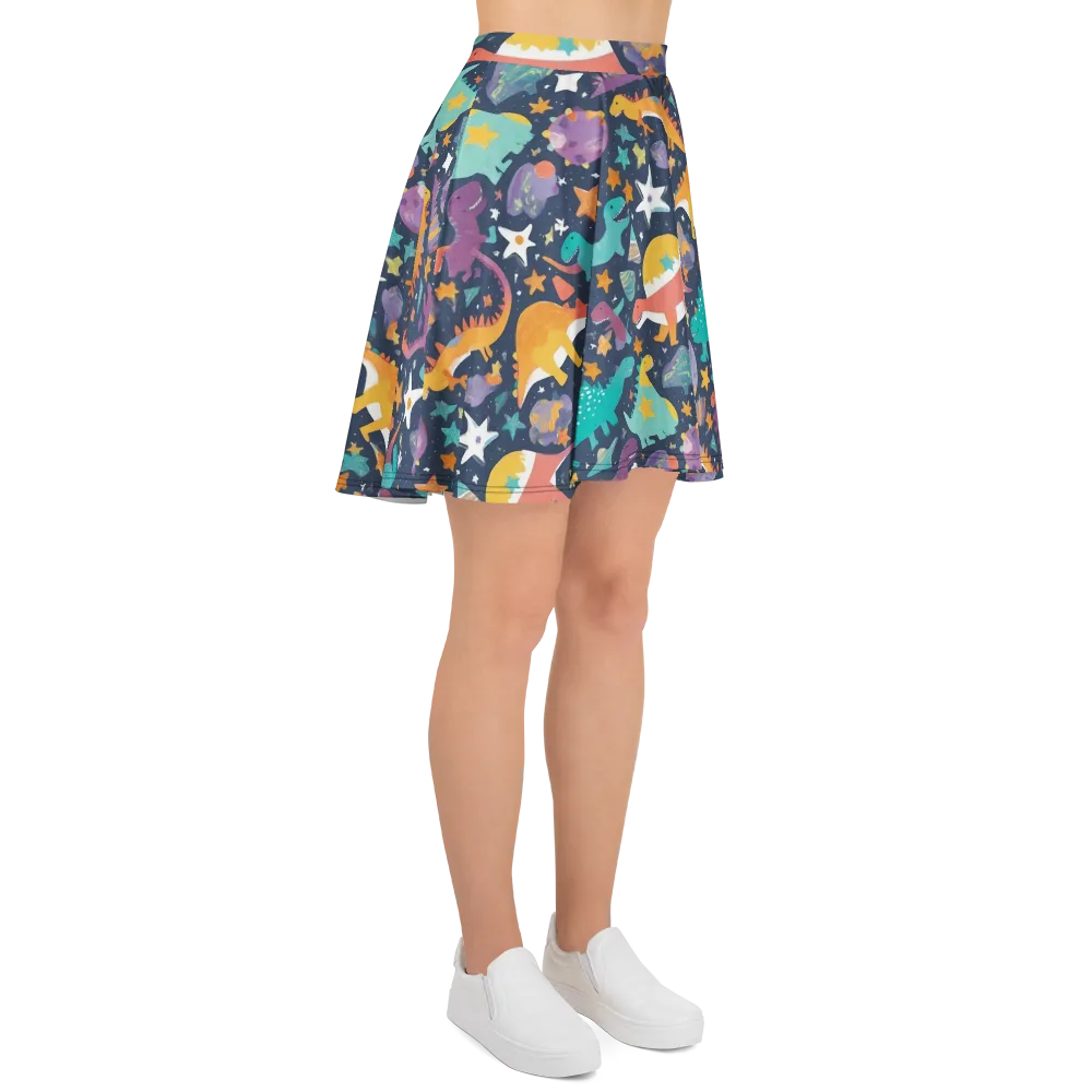 Dino Starfield on Skater Skirt — Right