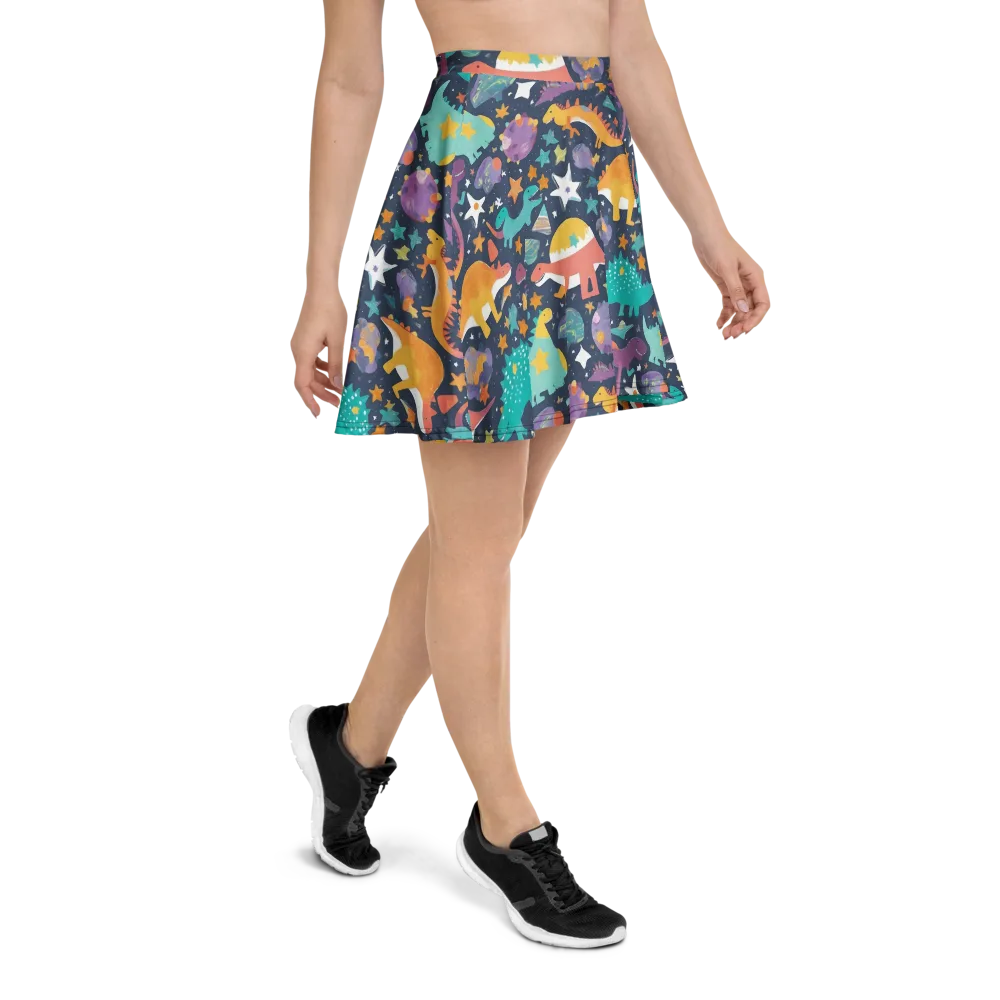 Dino Starfield on Skater Skirt — Right