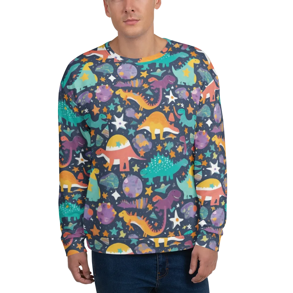 Dino Starfield on Sweatshirt — Front