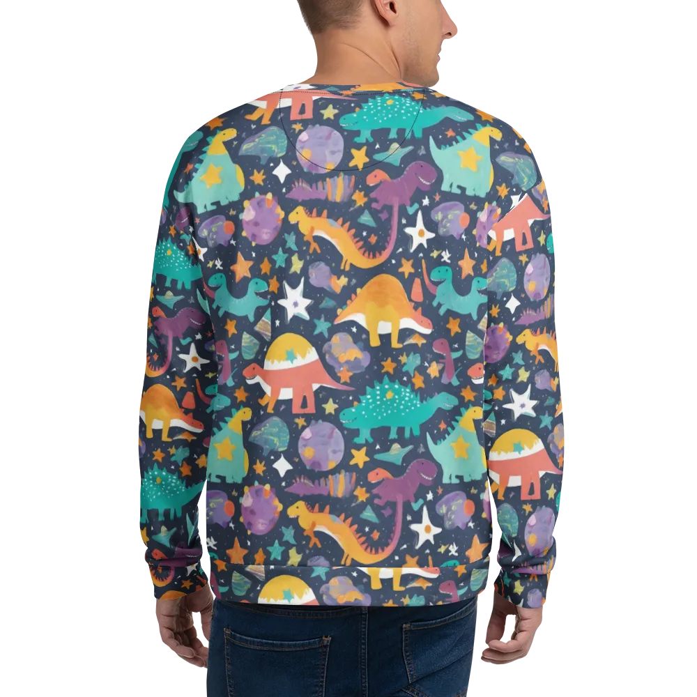 Dino Starfield on Sweatshirt — Back