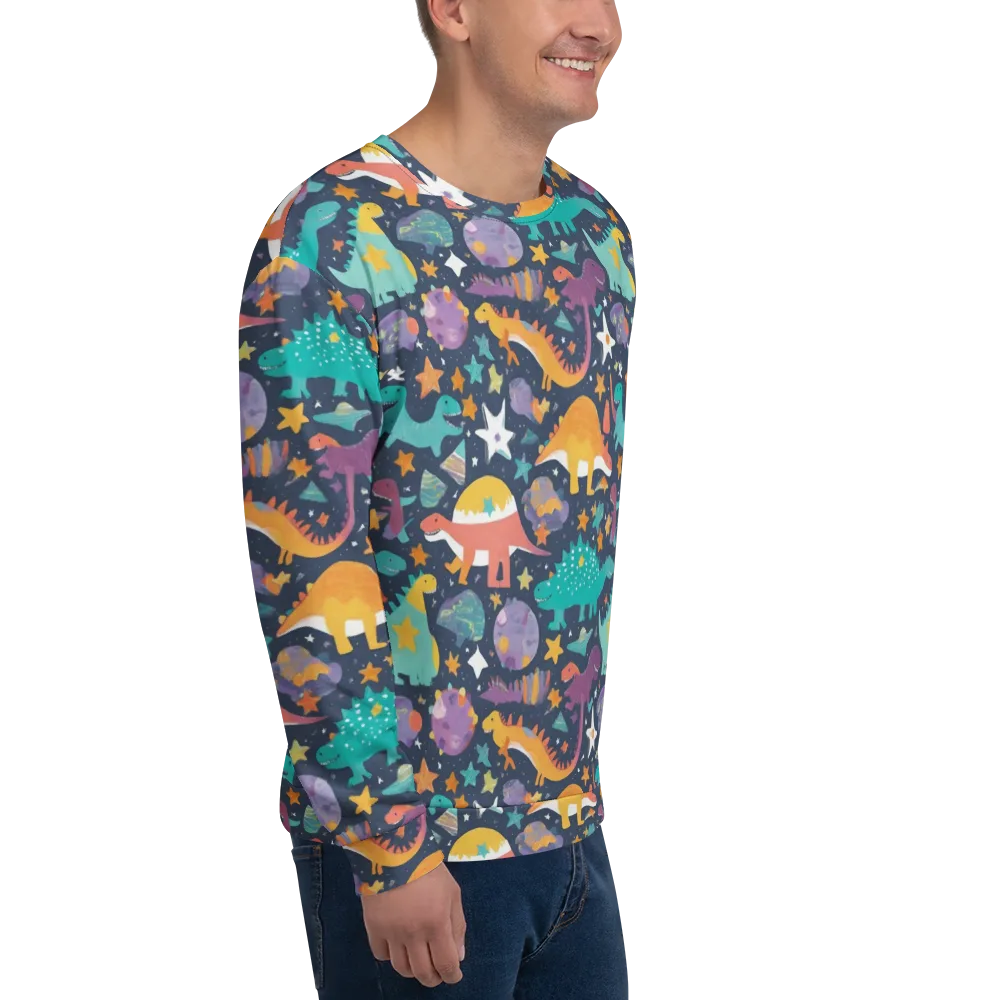 Dino Starfield on Sweatshirt — Right Front
