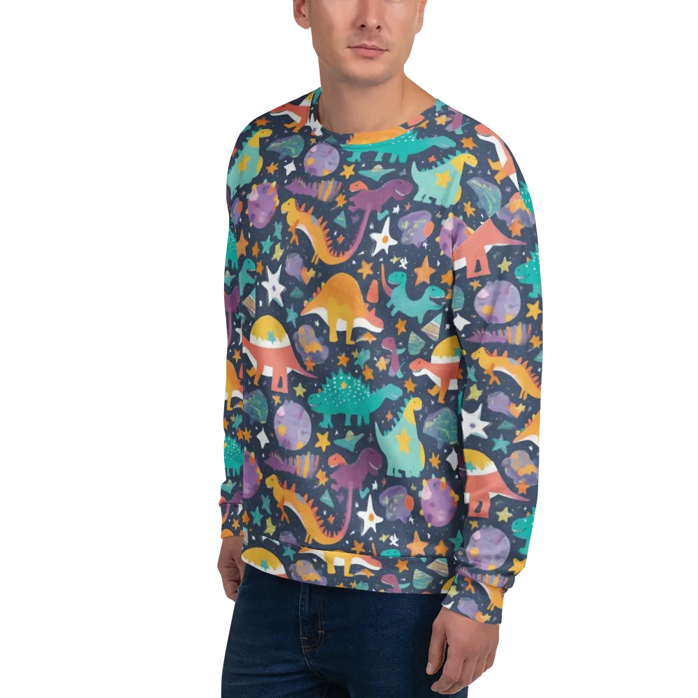 Dino Starfield on Sweatshirt — Left Front