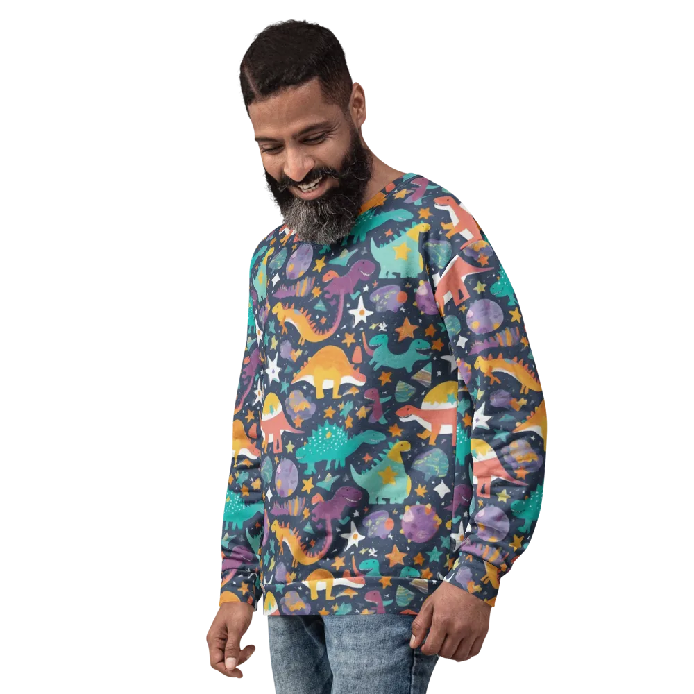 Dino Starfield on Sweatshirt — Left Front