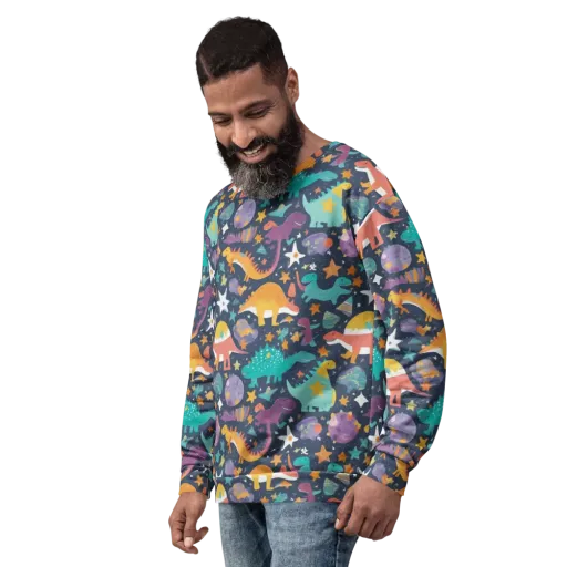 Dino Starfield on a Sweatshirt