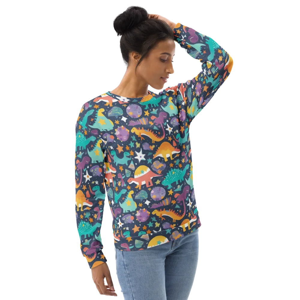 Dino Starfield on Sweatshirt — Right Front