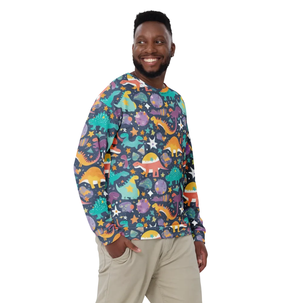 Dino Starfield on Sweatshirt — Front