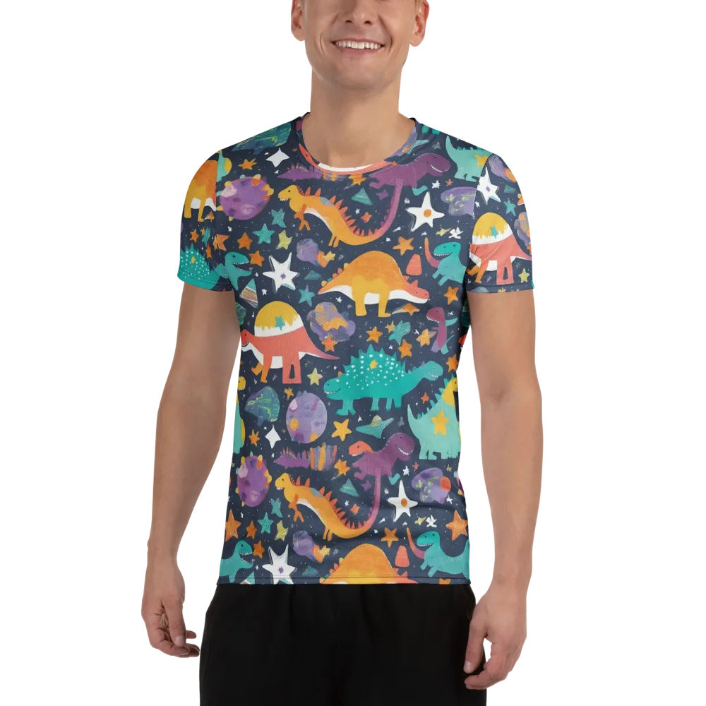 Dino Starfield on Men's Athletic T-Shirt — Front