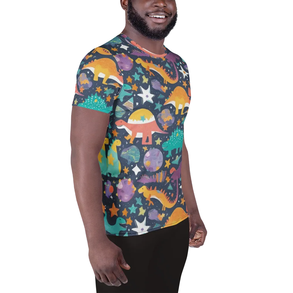 Dino Starfield on Men's Athletic T-Shirt — Right