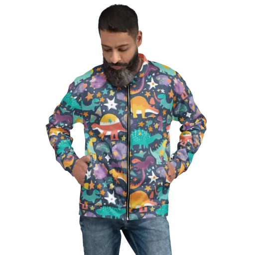 Dino Starfield on a Bomber Jacket