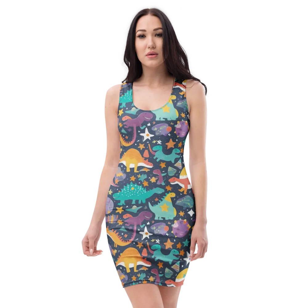 Dino Starfield on Bodycon Dress — Front