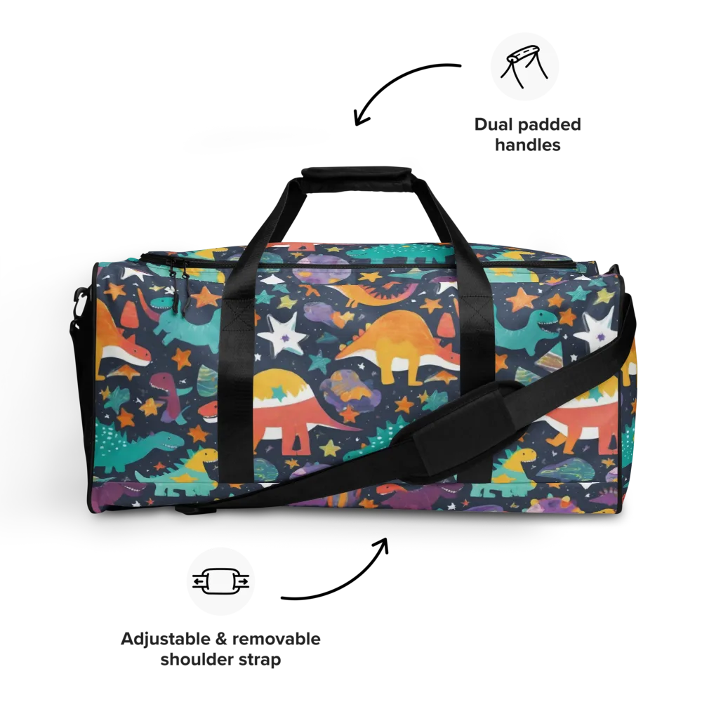 Dino Starfield on Duffle Bag — Front