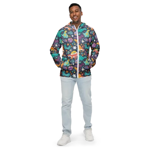 Dino Starfield on a Men's Windbreaker