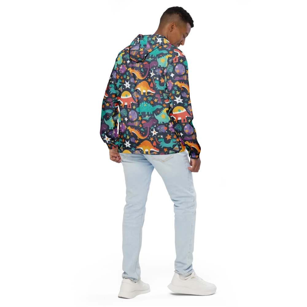 Dino Starfield on Men's Windbreaker — Back