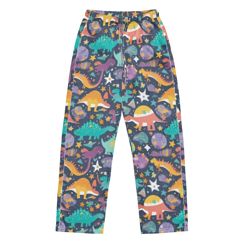 Dino Starfield on Women's Pajama Pants — Front