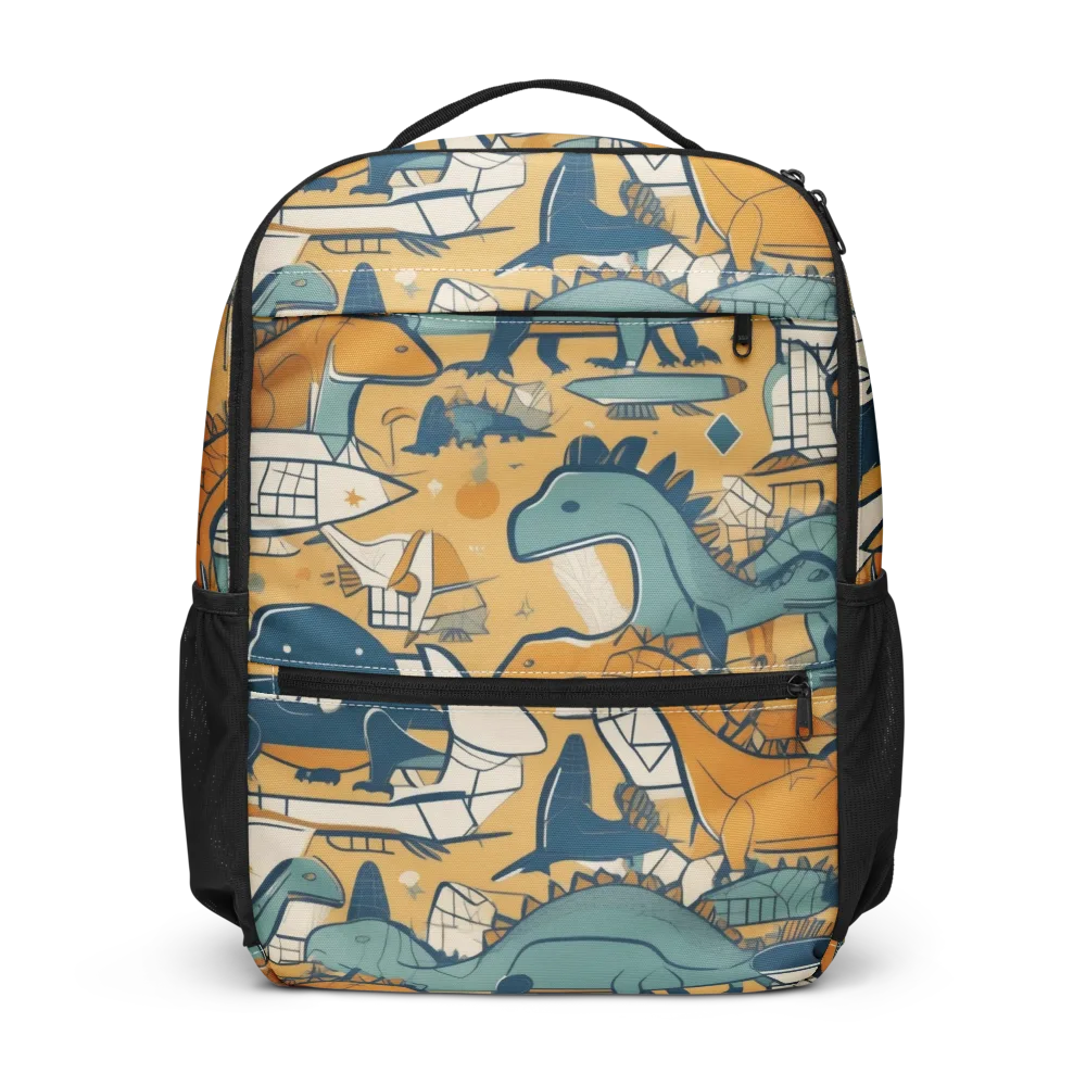 Jurassic Drift on Utility Backpack — Front