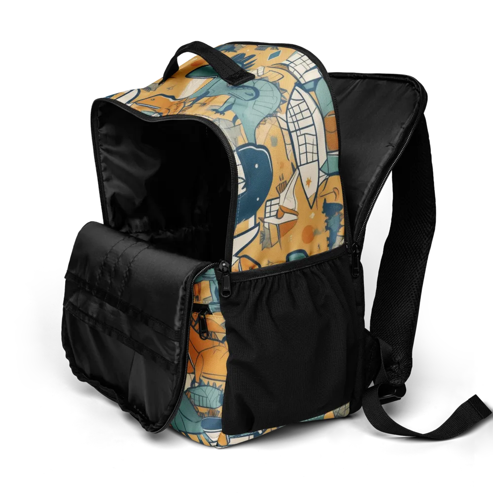 Jurassic Drift on Utility Backpack — Product details 2