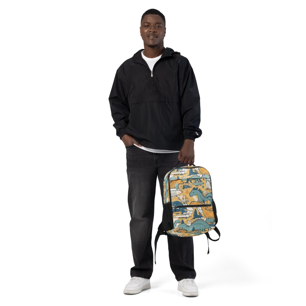 Jurassic Drift on Utility Backpack — Front