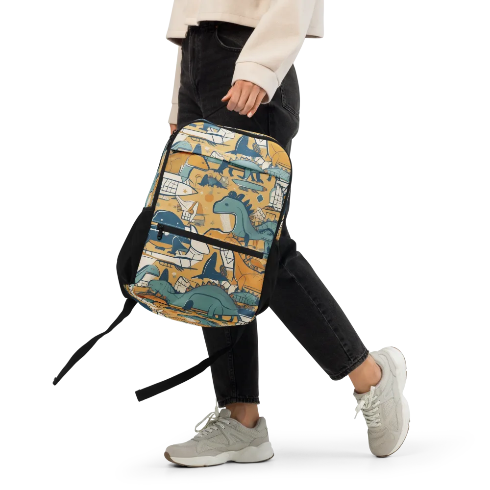 Jurassic Drift on Utility Backpack — Front