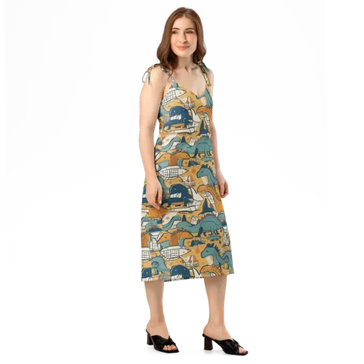 Jurassic Drift on a Slip Dress
