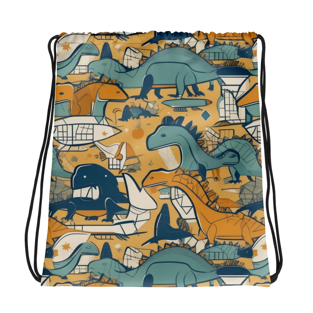 Jurassic Drift on Drawstring Bag — Photo