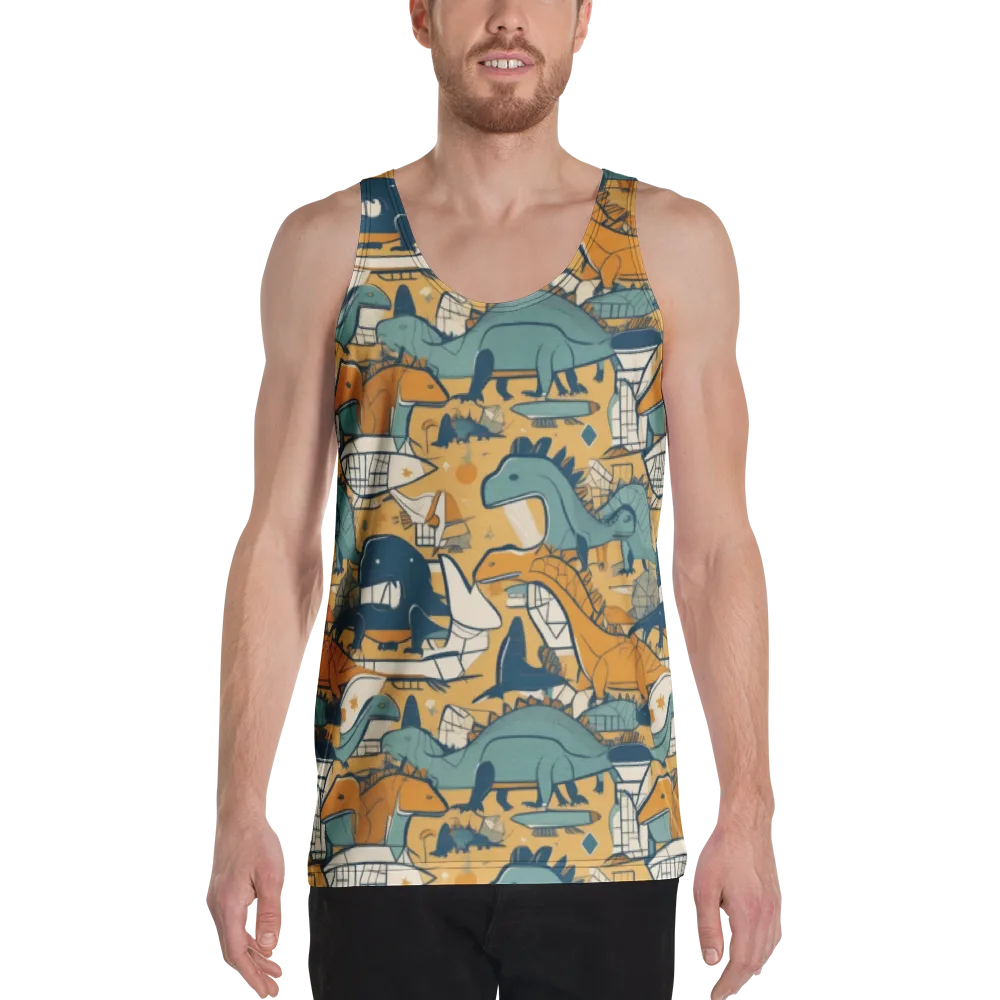 Jurassic Drift on Men's Tank Top — Front