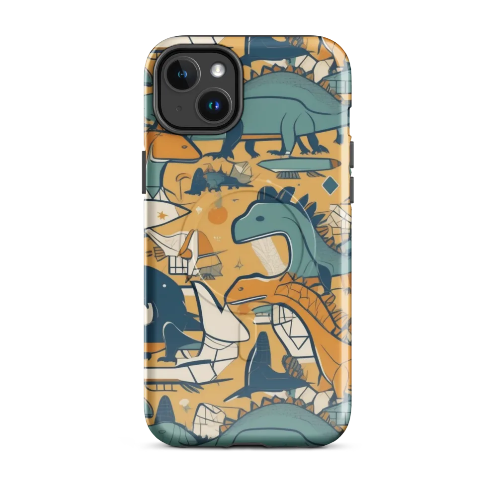 Jurassic Drift on MagSafe Tough Case for iPhone® — Front
