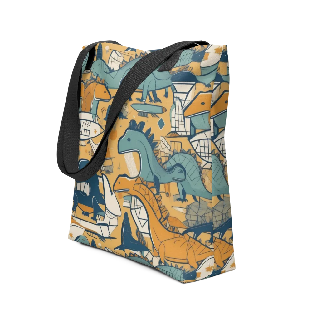 Jurassic Drift on Tote Bag — Front