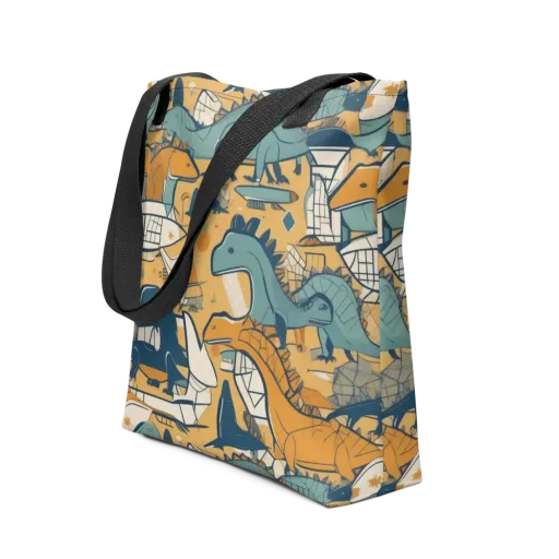 Jurassic Drift on a Tote Bag